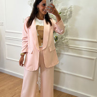 Blazer básico Rosa