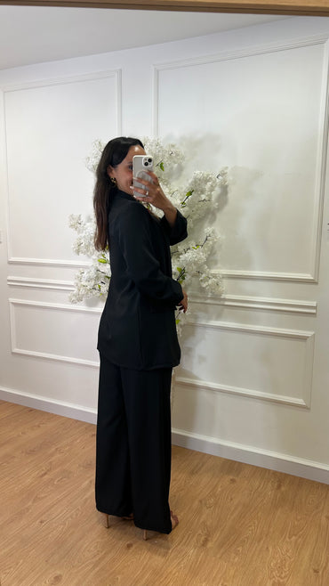 Blazer básico Preto