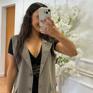 Colete de fato oversize