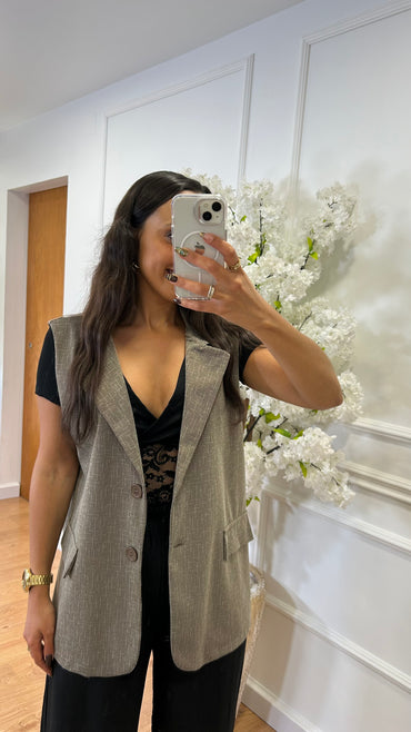 Colete de fato oversize