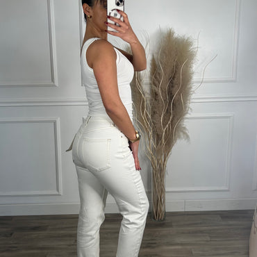 Top com Estrela Branco